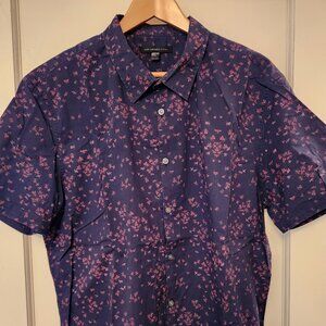 Men's S/S cotton button down shirt